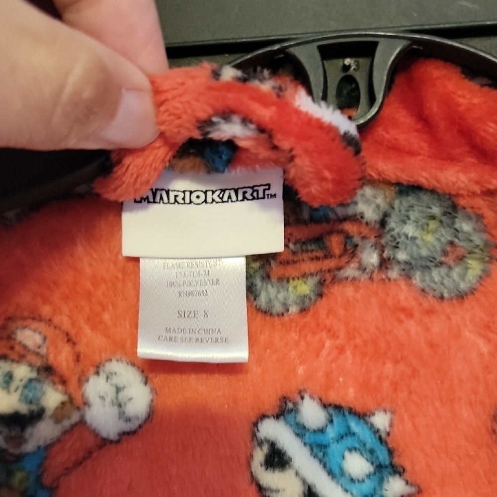 Nintendo Red Kids Pajama Robe - Picture 2 of 4